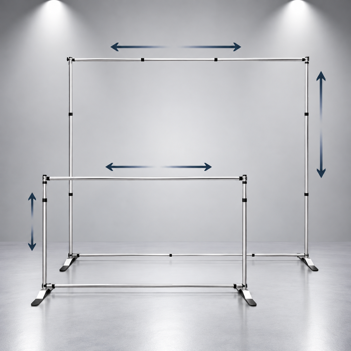 Mur de fond ajustable
