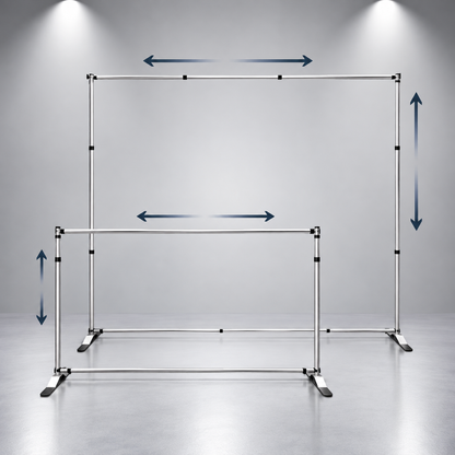 Mur de fond ajustable