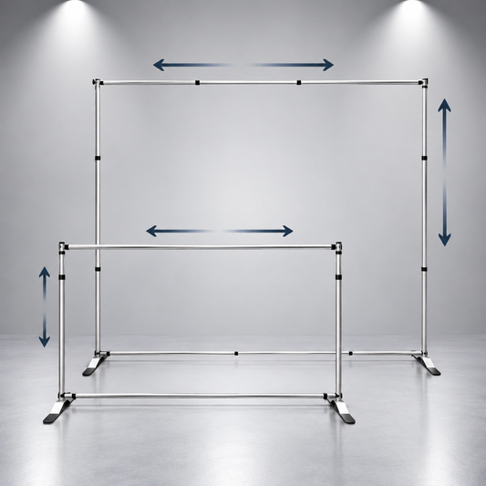 Mur de fond ajustable